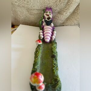Alice in wonderland land caterpillar incense holder